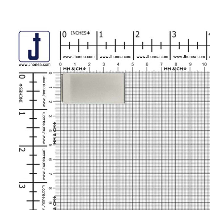 Matte Finish Designer Rectangular 2 Part Snap Buttons