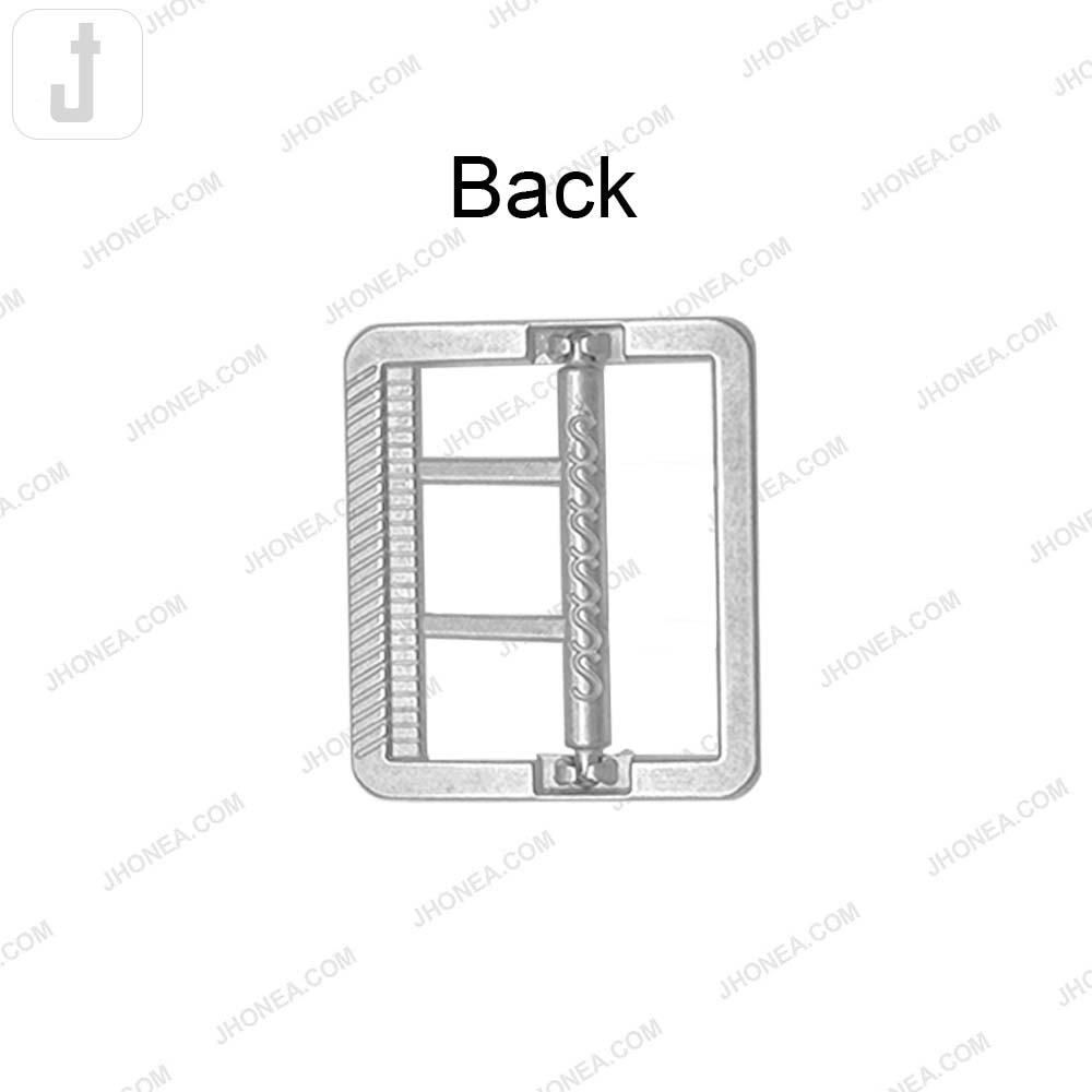 Modern Rectangular Shaped Metal Pant Buckle for Men’s & Women’s Apparel
