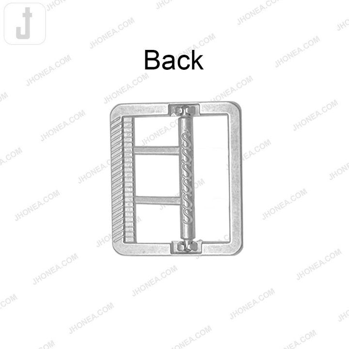 Modern Rectangular Shaped Metal Pant Buckle for Men’s & Women’s Apparel