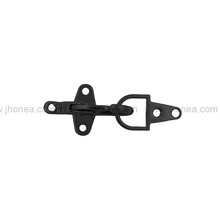 Dapper Style Classic Shiny Black Nickel (Gunmetal) Design Closure Clasp for Jackets