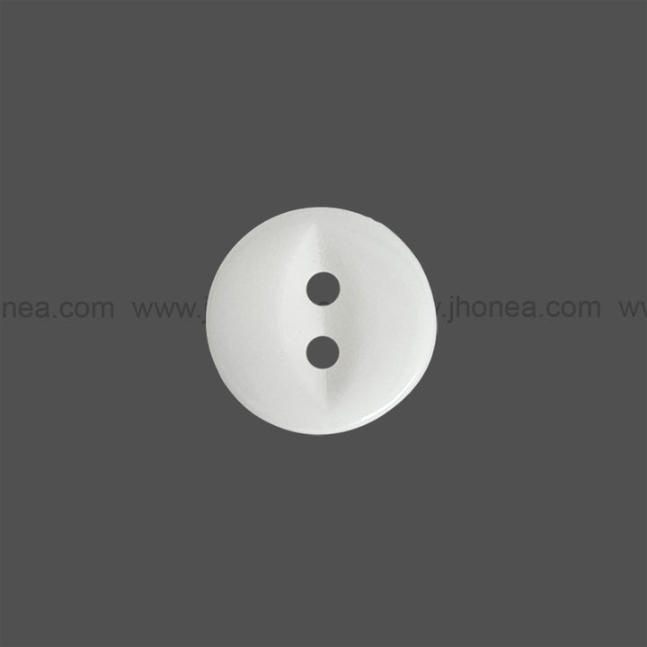 2-Hole Round Shape 12mm(20L) Poly Button