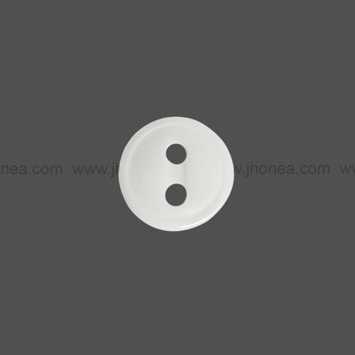 Round Shape Rim Design 11mm(18L) Poly Shirt Button