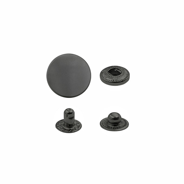 Standard Quality Assorted Metal Snap Buttons 4-Part Snap Fastener Sets