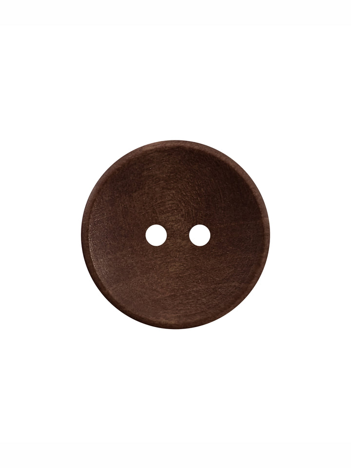 Brown Chic Round Shape 2-Hole Hollow Wooden Buttons