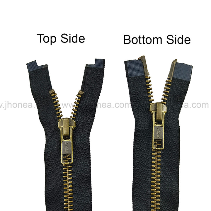 YKK #5 Teeth Premium Two Way Metal Zipper for Jackets