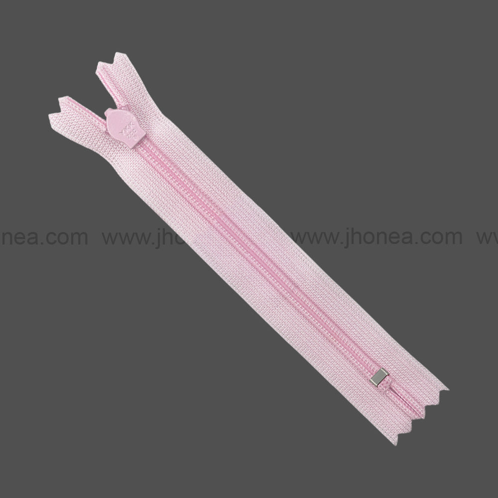 YKK #2 Invisible Closed-End Concealed Zipper 18 Inch Assorted Colors Pack of 60 Pieces