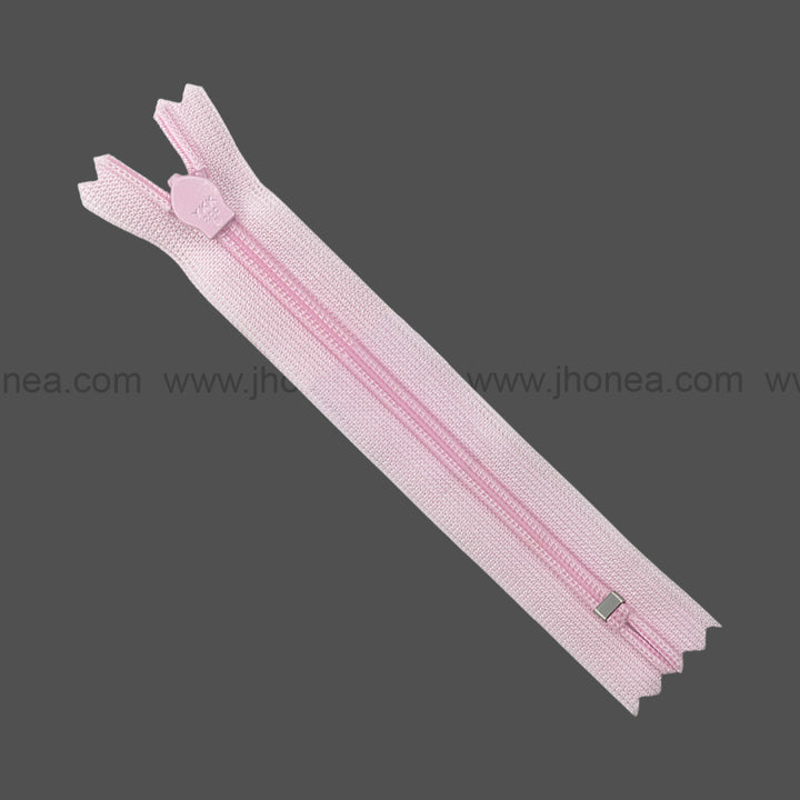 YKK #2 Invisible Closed-End Concealed Zipper 18 Inch Assorted Colors Pack of 60 Pieces