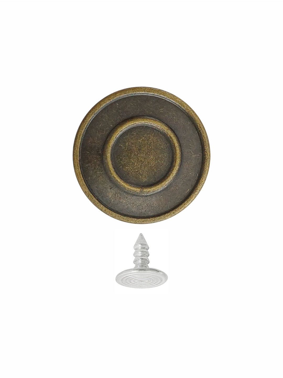 Stylish Brass Buttons with Rounded Rim for Denim Jeans/Jackets/Coats