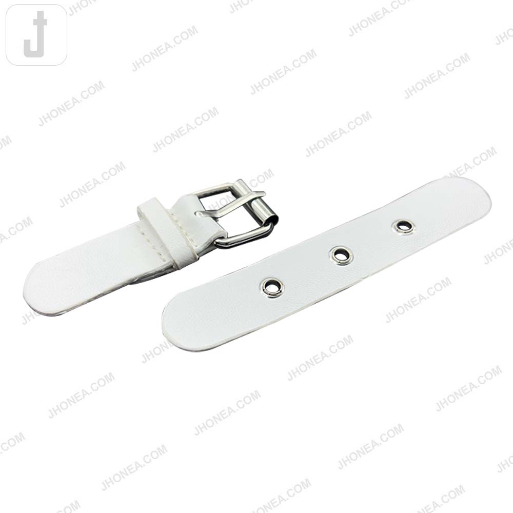 Classic Prong PU Leather Belt Buckle for Dresses/Bags