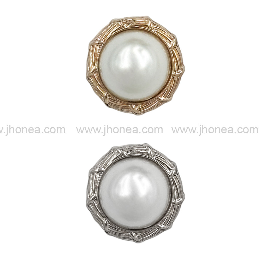 Super Classy Round Shape Pearl Buttons For Shirt/Kurta