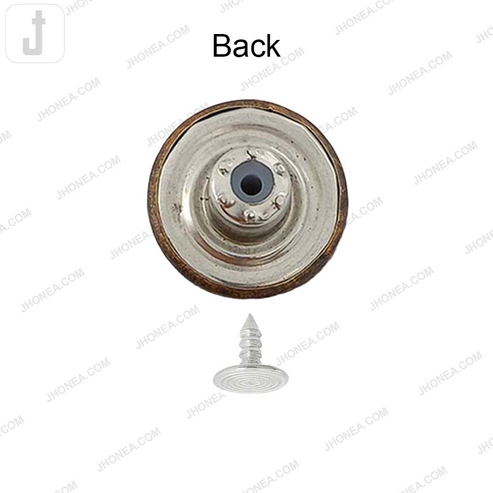 Antique Finish Metal Jeans Button for Denim Garments