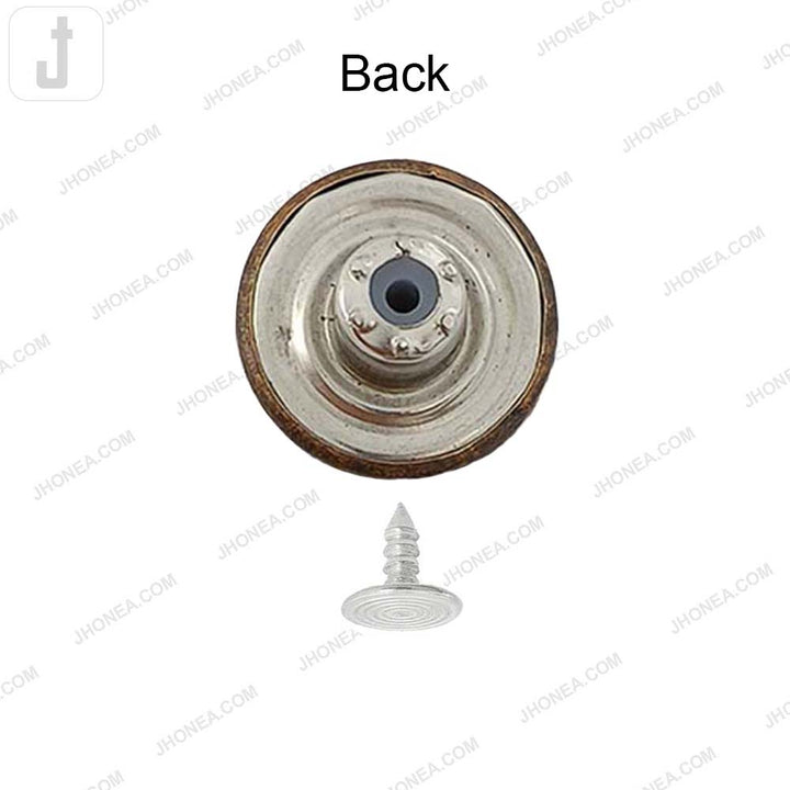 Antique Finish Metal Jeans Button for Denim Garments