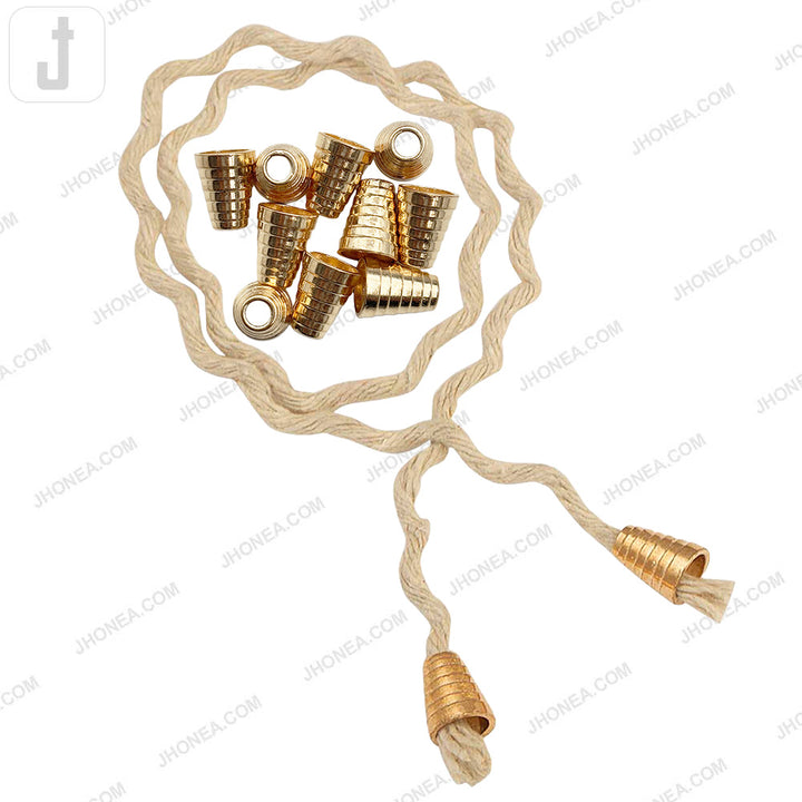 Metal Aglets for Hoodies & Track Pants Drawstring Cord Tip