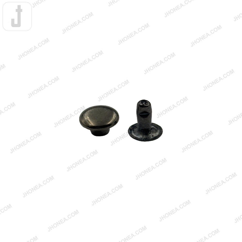 Elegant Solid Brass Flat Rivets for Denim/Leather/Bags/DIY Craft Projects