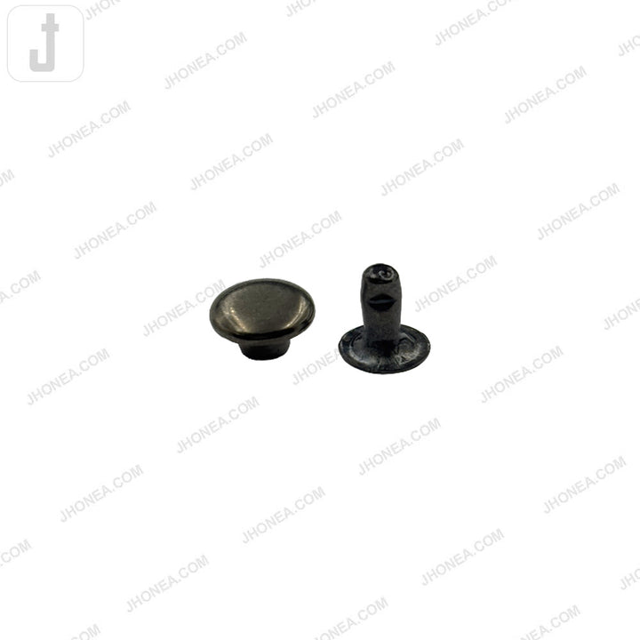 Elegant Solid Brass Flat Rivets for Denim/Leather/Bags/DIY Craft Projects