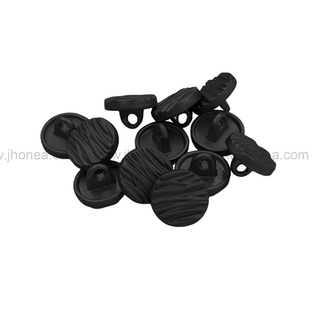 Round Shape Matte Finish Classic Shank Metal Button