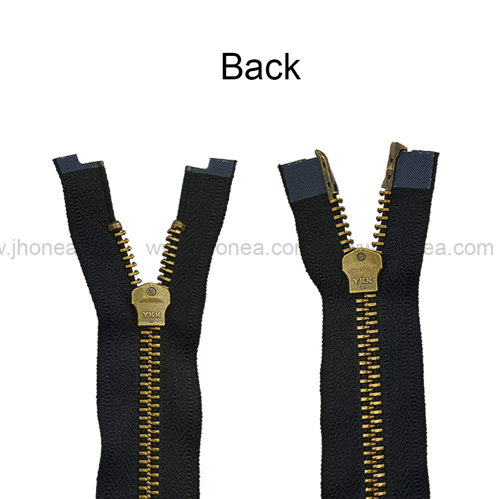YKK #5 Teeth Premium Two Way Metal Zipper for Jackets