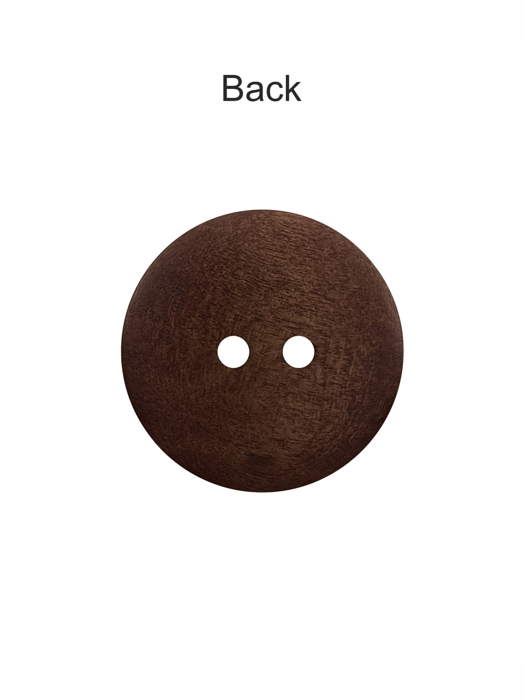 Brown Chic Round Shape 2-Hole Hollow Wooden Buttons