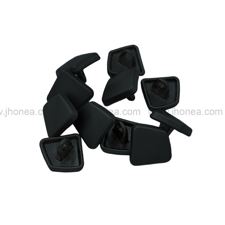 Unique Matte Finish Geometric Shape Shank Metal Button