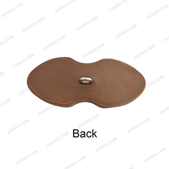Elegant PU Leather Down loop Buttons for Coats/Knitwear