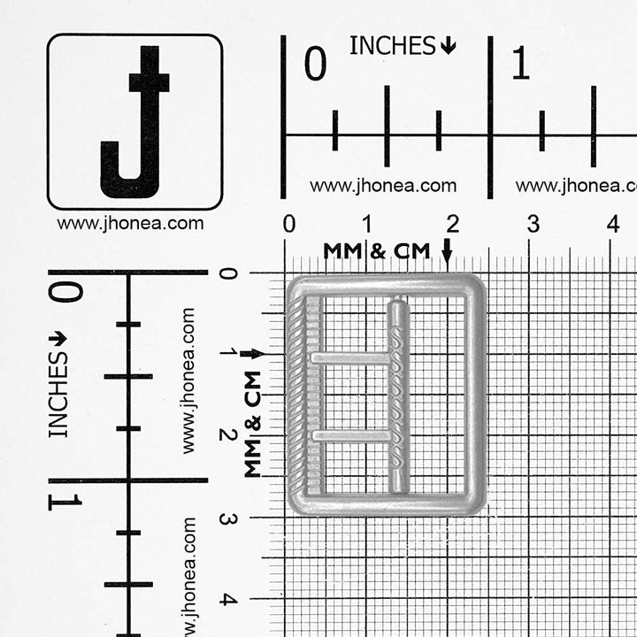 Modern Rectangular Shaped Metal Pant Buckle for Men’s & Women’s Apparel
