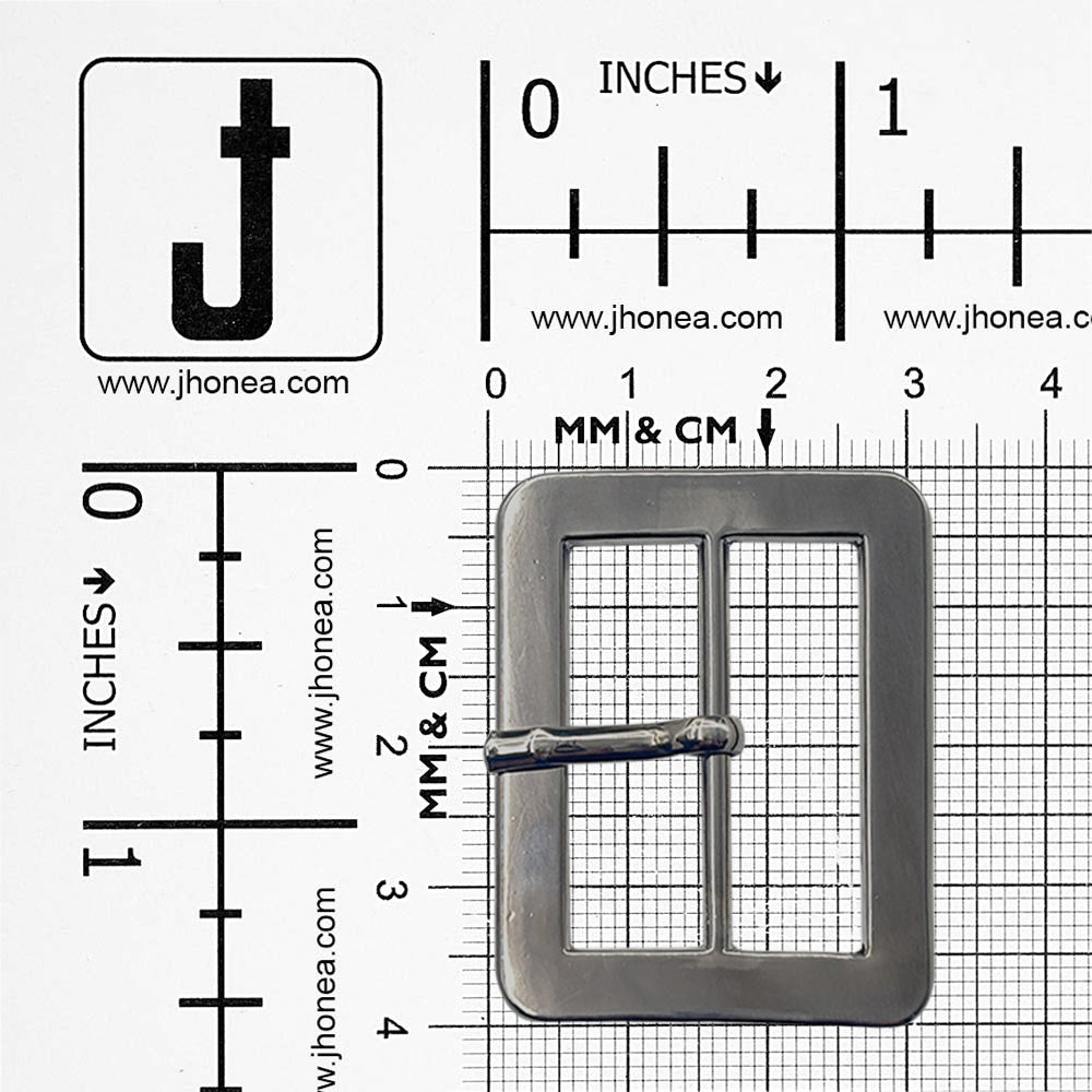 Classic Smooth Finish 30mm Tongue/Prong Belt Buckle