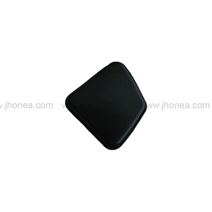 Unique Matte Black Finish Geometric Shape Shank Metal Button