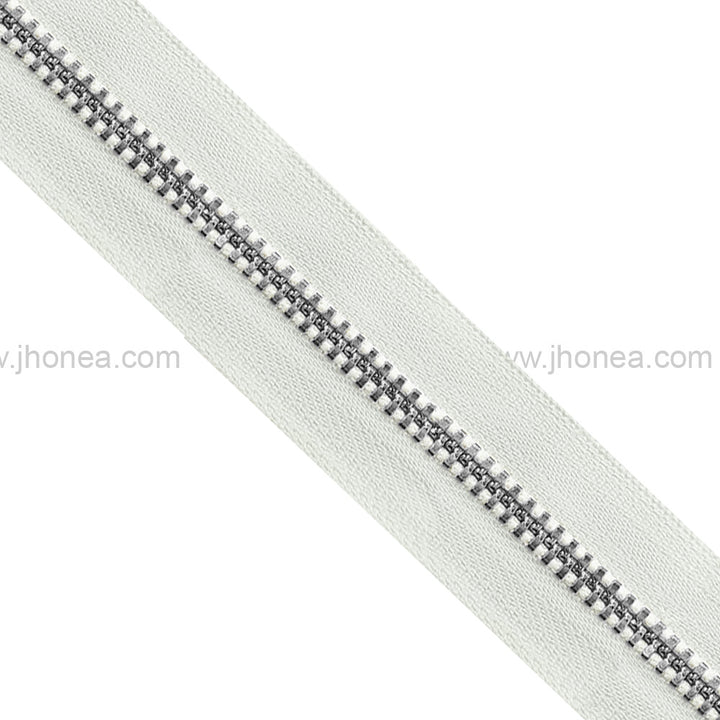YKK #3 Number Premium Quality White Tape YKK Metal Zipper Rolls