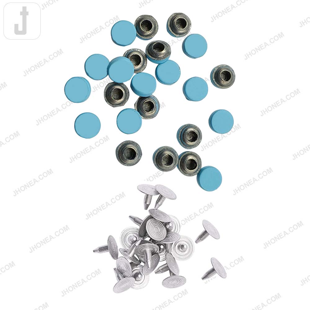 6mm Colored Rivet Fastener Stud for Garments/Bags