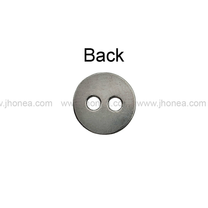 Textured Surface Round Shape Metal Buttons for Shirt