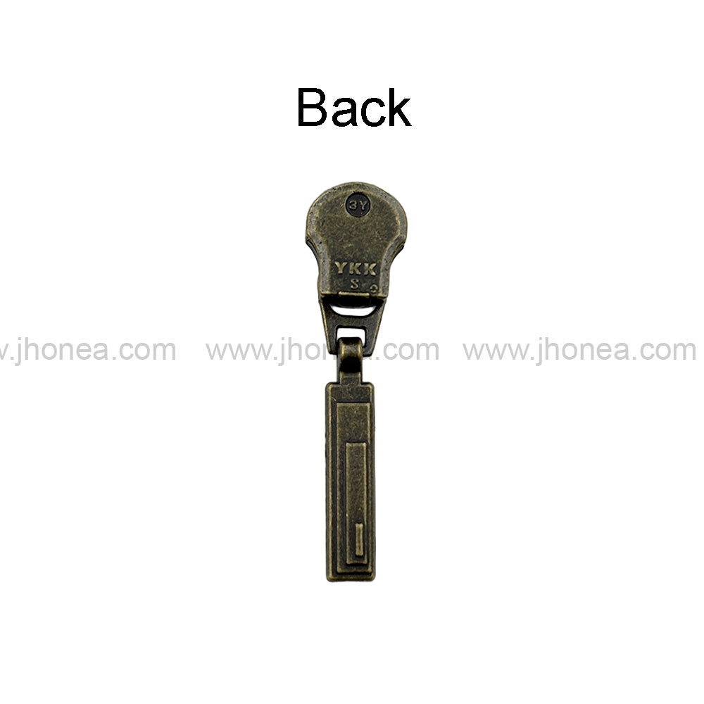 YKK #3 Premium Quality Fancy Metal Zipper Puller