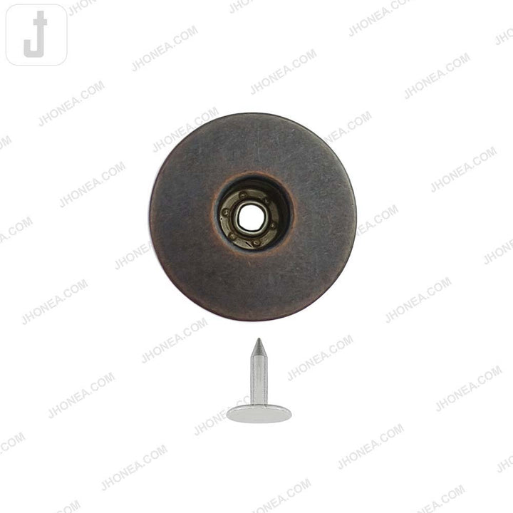 Antique Copper Finish Round Denim Buttons for Jeans and Jackets