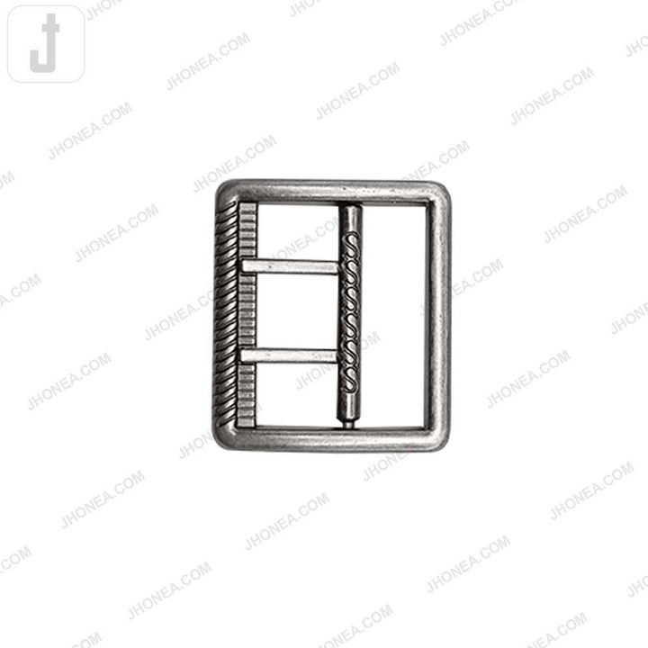 Modern Rectangular Shaped Metal Pant Buckle for Men’s & Women’s Apparel