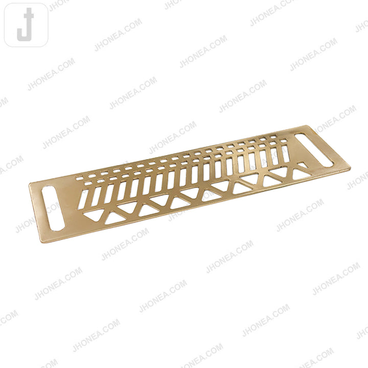 Shiny Gold Cutwork Design Metal Plate Fashion Hardware
