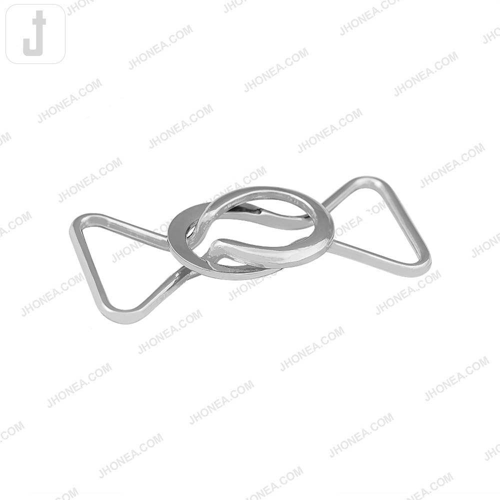 Classic Geometrical Structure Shiny Closure Clasp Buckle