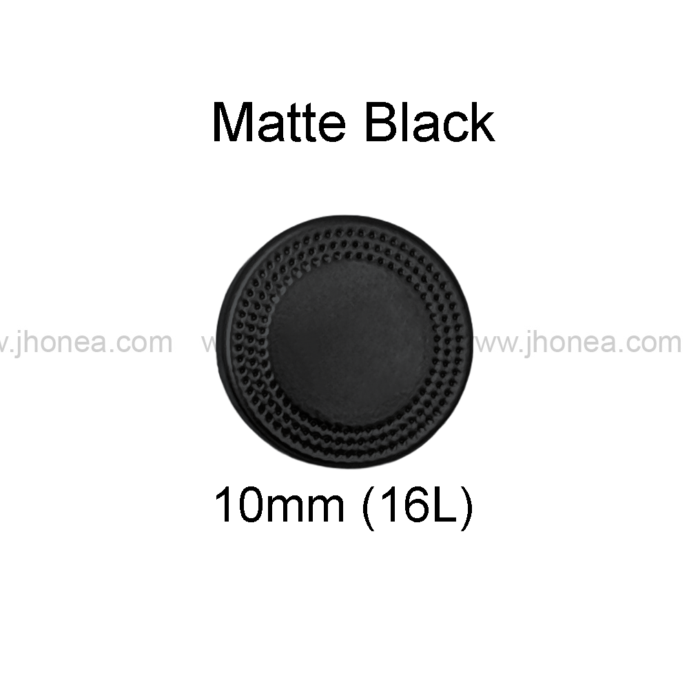 Round Shape Classic Matte Finish Shank Metal Button