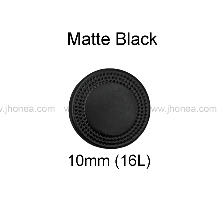 Round Shape Classic Matte Finish Shank Metal Button