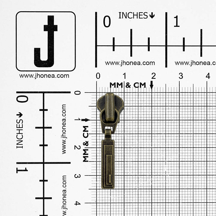YKK #3 Premium Quality Fancy Metal Zipper Puller