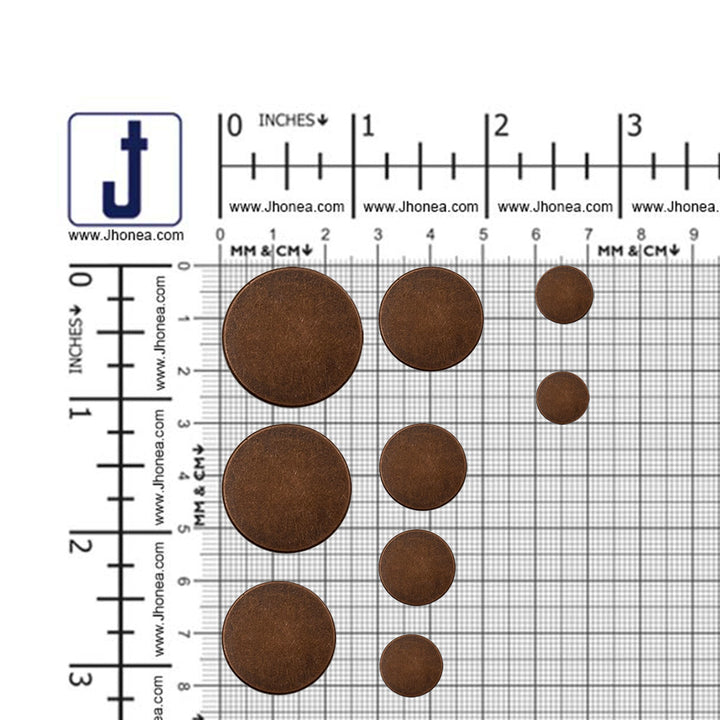 Premium Smooth Antique Surface Shirt/Coat Classic Loop Metal Buttons