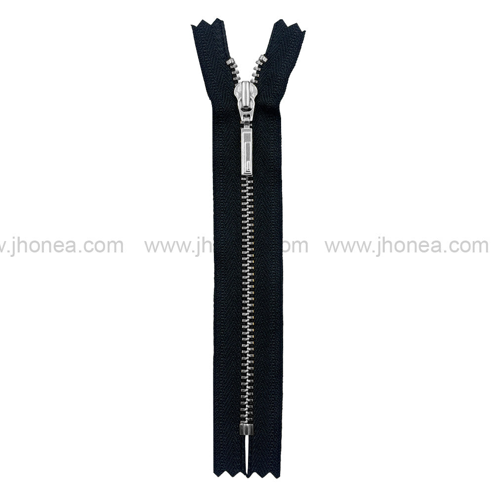Premium Quality #3 Number Silver Decorative YKK Metal Zipper for Hoodies & Jackets
