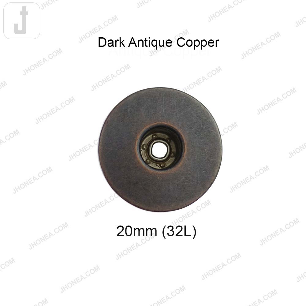 Antique Finish Round Denim Buttons for Jeans and Jackets