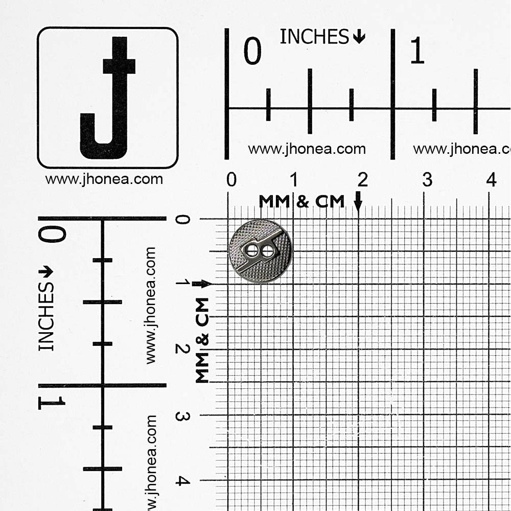 Square 2-Hole Round Shape Unique Surface Finish Shirt Buttons