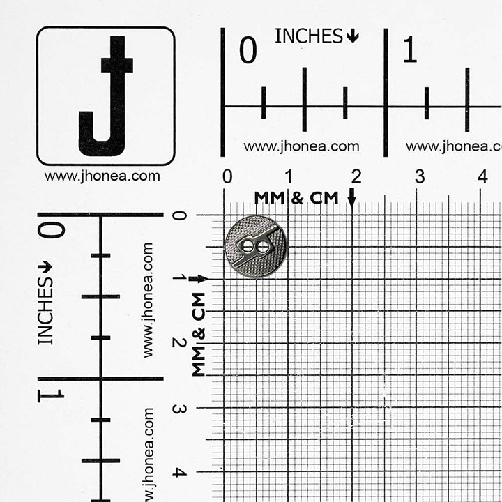 Square 2-Hole Round Shape Unique Surface Finish Shirt Buttons
