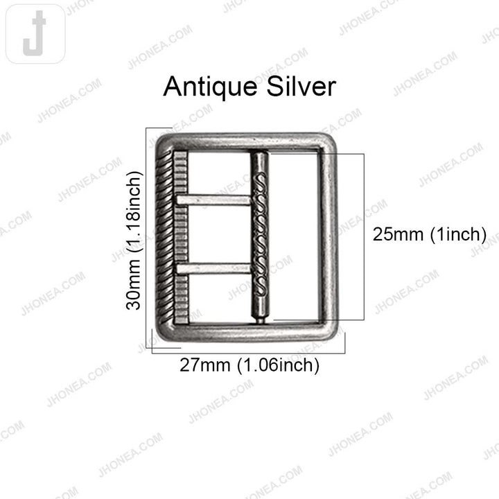 Modern Rectangular Shaped Metal Pant Buckle for Men’s & Women’s Apparel