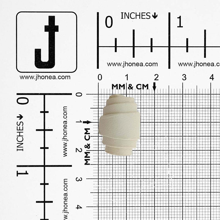 Stylish Decorative Croissant Design PU Leather Buttons for Clothing Accessories