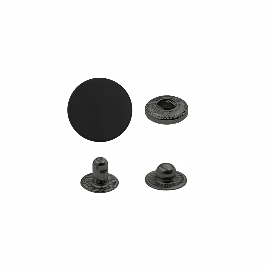 Standard Quality Assorted Metal Snap Buttons 4-Part Snap Fastener Sets