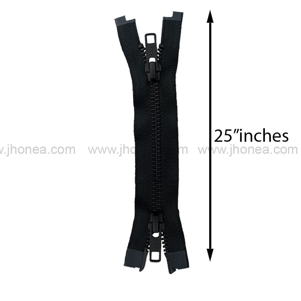 YKK #5 Teeth Premium Two Way Metal Zipper for Jackets