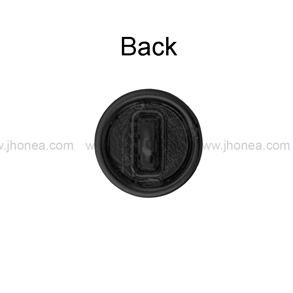 Round Shape Classic Matte Finish Shank Metal Button
