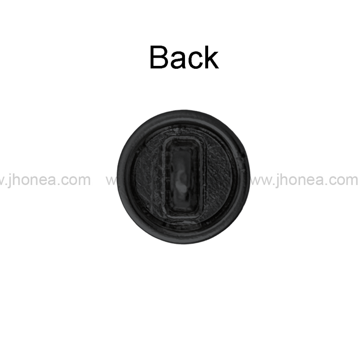 Round Shape Classic Matte Finish Shank Metal Button