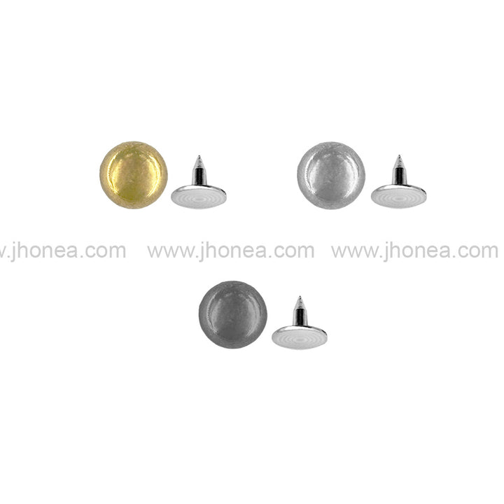 Round 6mm Dome Rivet Fastener Studs for Jeans/Jackets